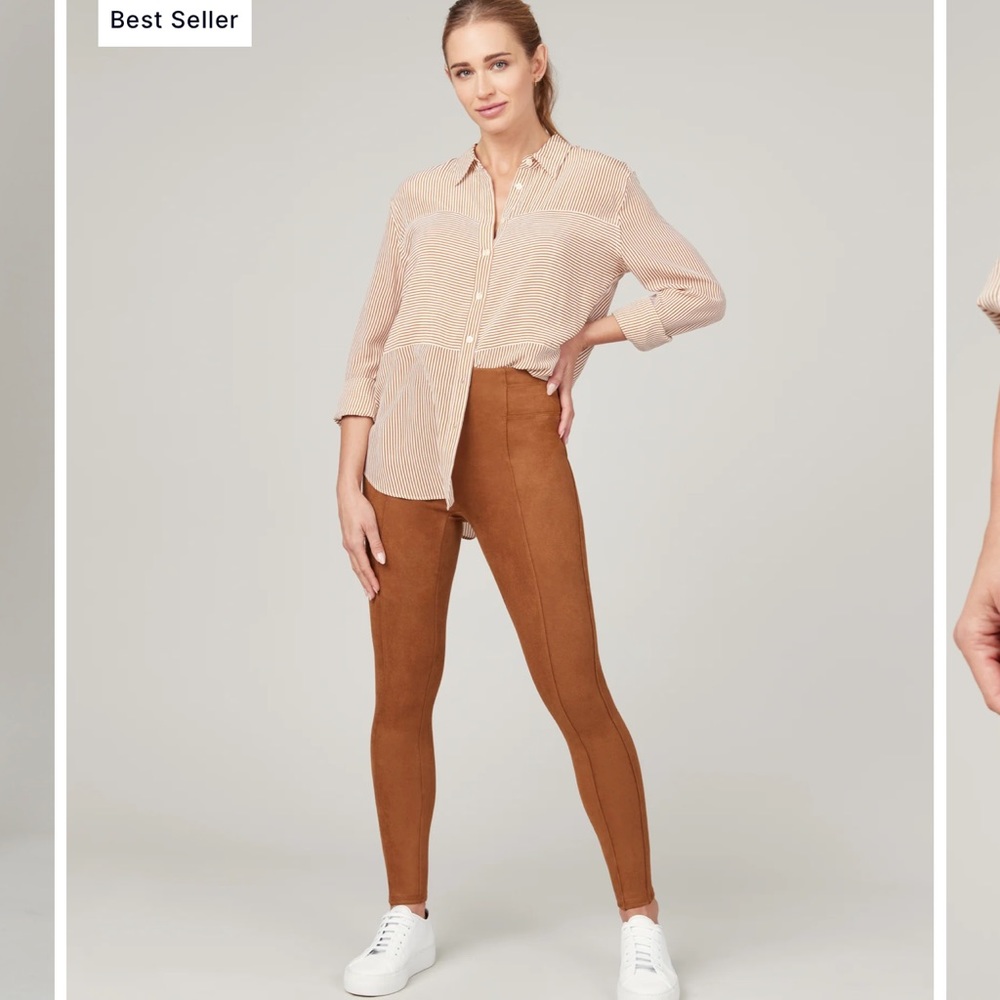 Nwt spanx faux suede leggings